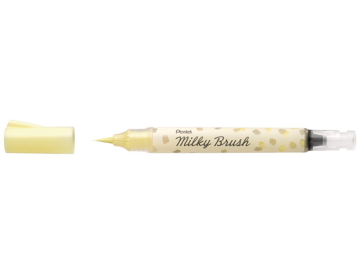 PENTEL Matita a pennello Milky Brush XGFH-PGX giallo pastello (0884851061324)