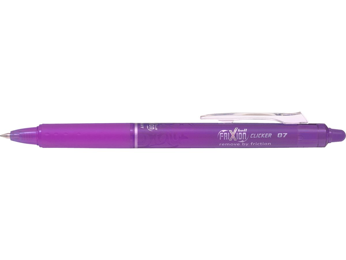 PILOT Frixion Clicker 0.7mm 150.040.25 violet, rechargeable, corrig. (4902505664731)