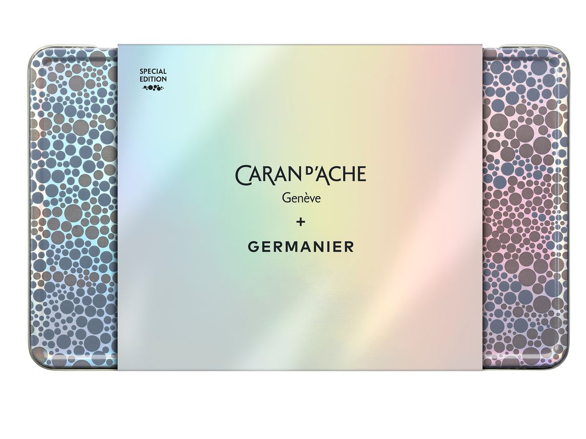 CARAN D'ACHE Penna sfera Ecridor Set 8902.016 GERMANIER, custodia in pelle (7630002360913)