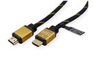 ROLINE HDMI High Speed Kabel, Eth. 11.04.5506 Gold, ST/ST, 2160p, 3D 10m (7611990125623)