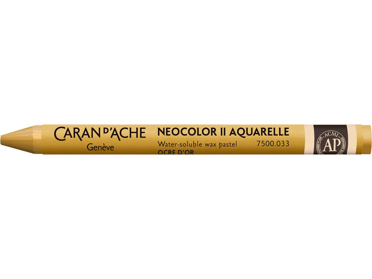 CARAN D'ACHE Crayons de cire Neocolor II 7500.033 ocre d'or (7610186271717)