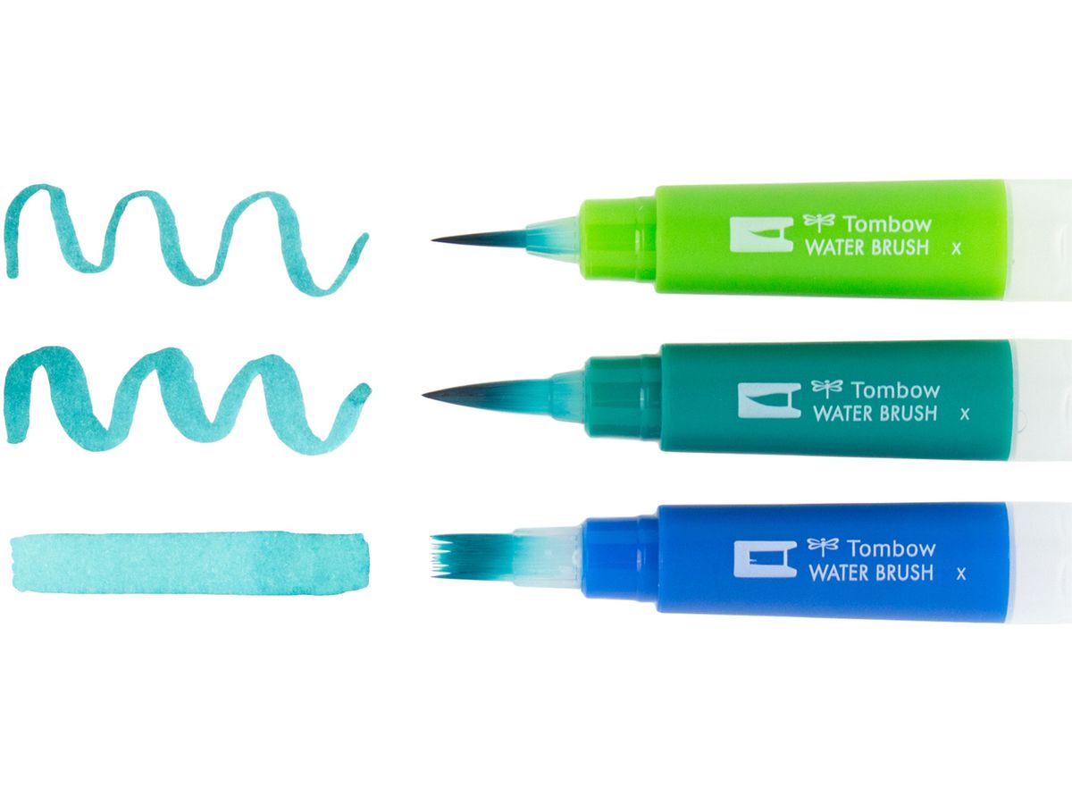 TOMBOW Pinceau WB-3P Set, 3 pcs. (4003198160040)