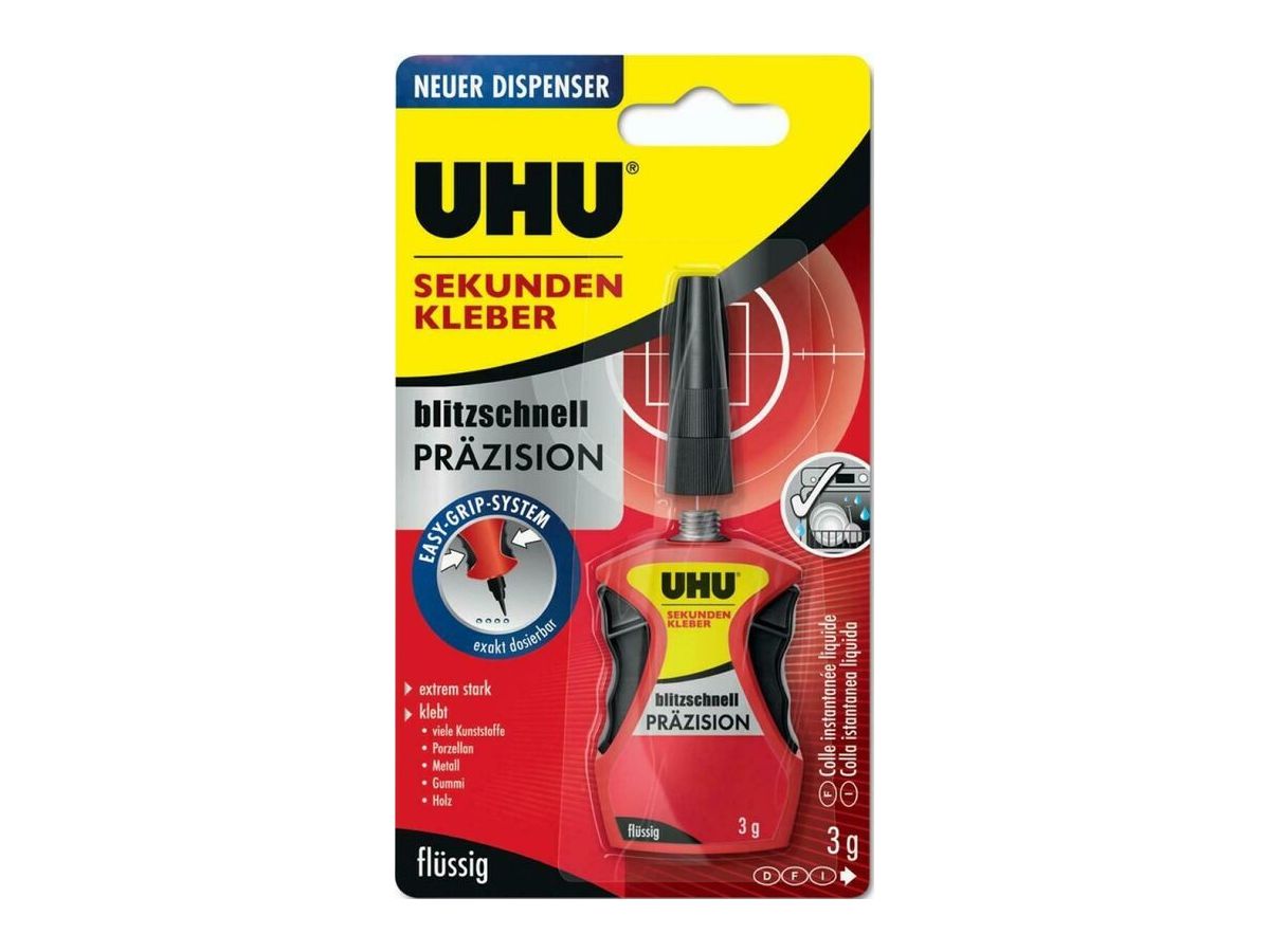 UHU Adesivo istantaneo 920506 3g (4026700343403)