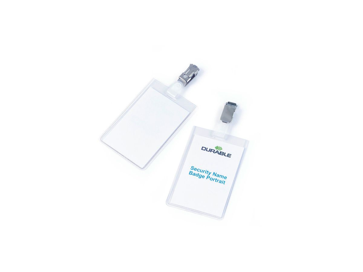 DURABLE Porte-nom 800219 60x90mm 25 pcs. (4005546810027)