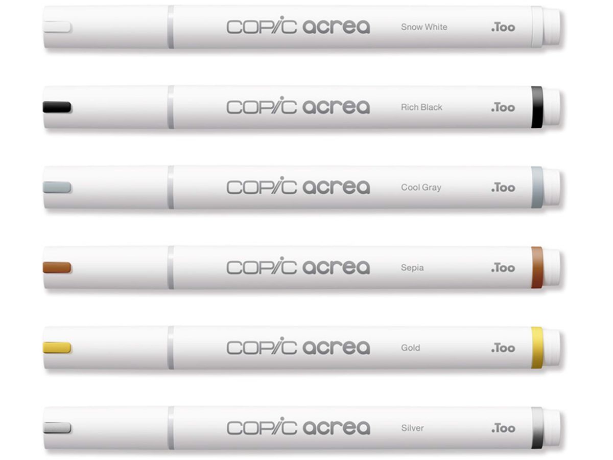 COPIC Marker acrea Set Essentials 20077600 6 Farben (4511338064658)