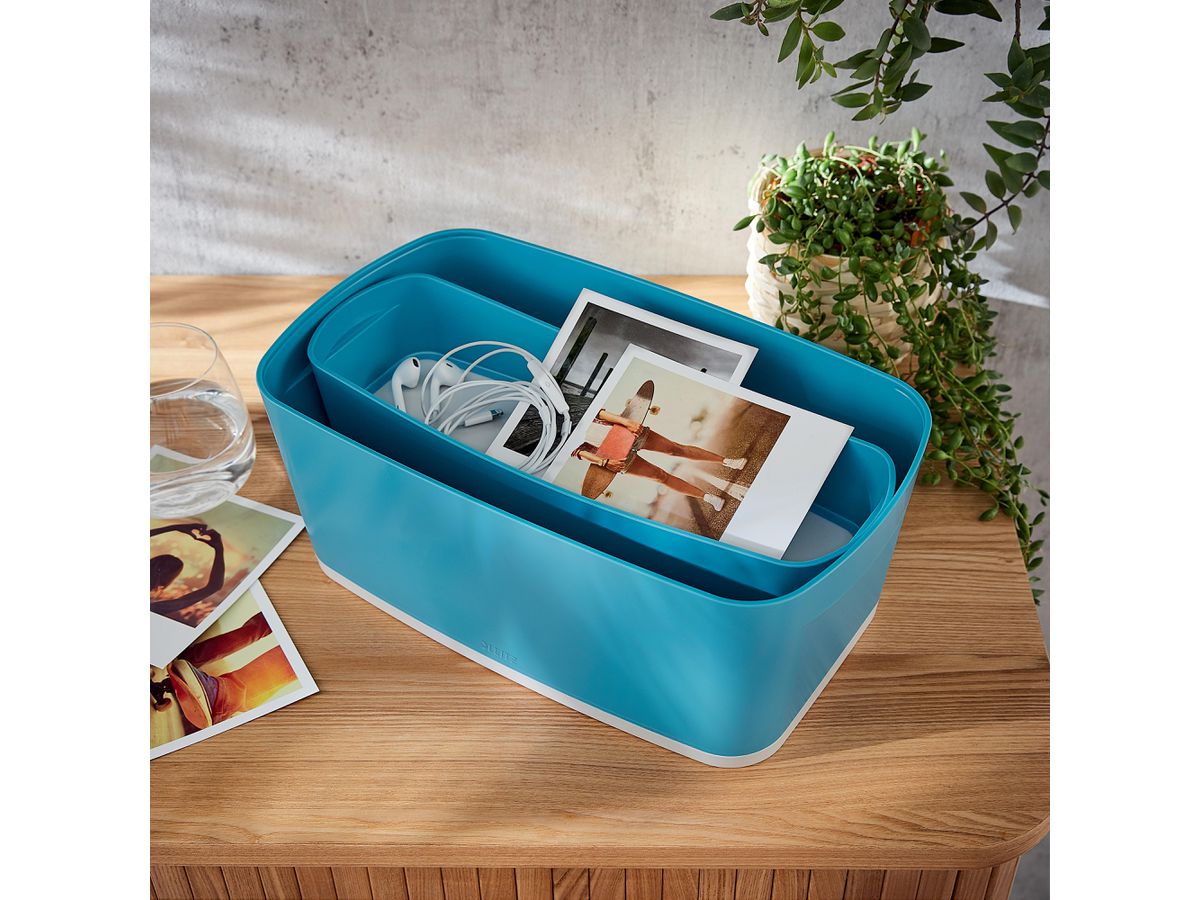 LEITZ MyBox Contenitore Cosy 5265-00-61 blu 105x307x55mm (4002432128167)