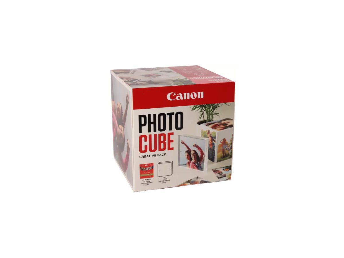 CANON Photo Cube Creative 13x13 blau PP2015x5 Acryl Fotorahmen inkl. 40 Bl. (8714574682358)