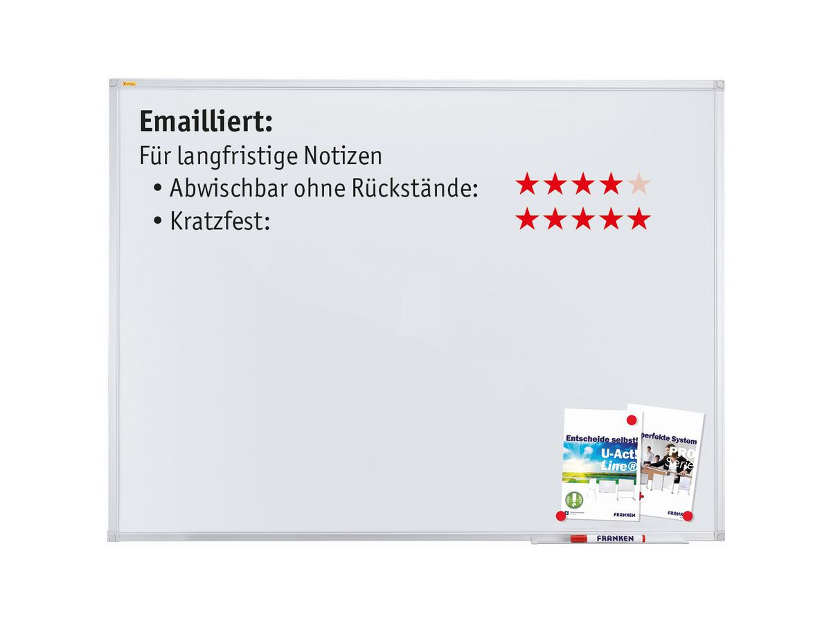FRANKEN Whiteboard 120x180cm SC3205 X-tra!Line emailliert (4016946705783)