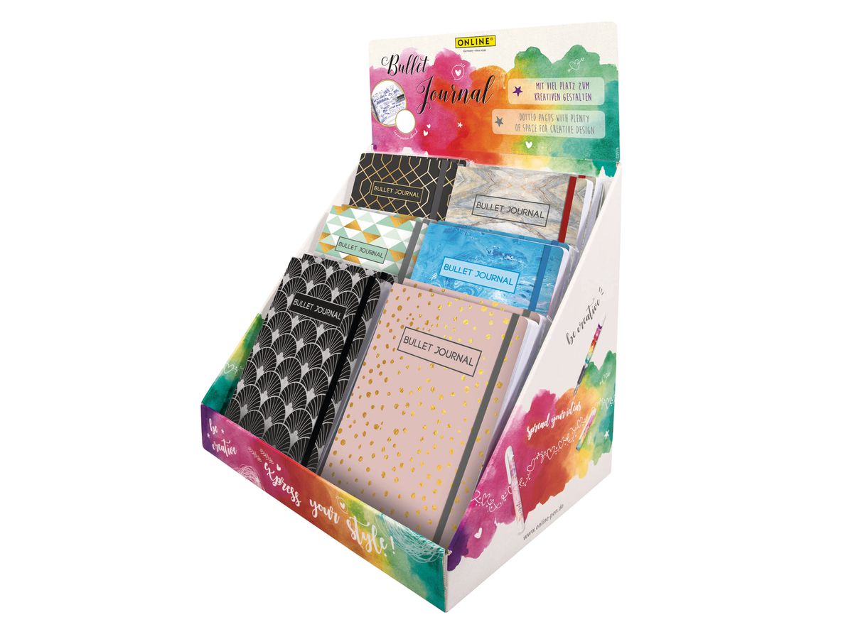ONLINE Bullet Journal Display 02251/12 12 assortiert (4014421022516)