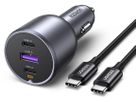 UGREEN Fast Car Charger 130W 3-Port 35025 2x USB-C, 1x USB-A (6941876230259)
