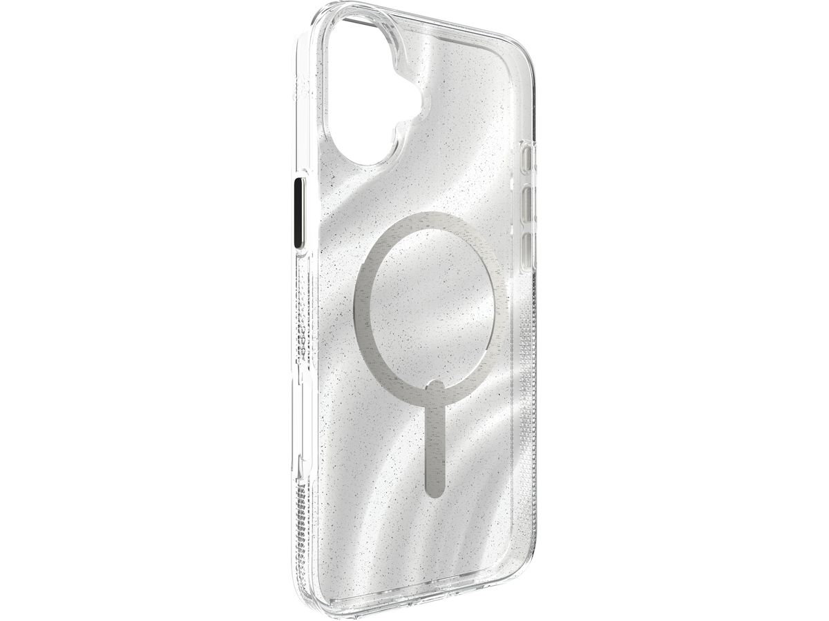 ZAGG Milan Cases Snap Apple 702315119 iPhone 16 Plus,Swirl Glitter (0840390319555)