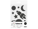 I AM CREATIVE Schablone 2000.66 Kids A5, Weltraum (7611983205707)