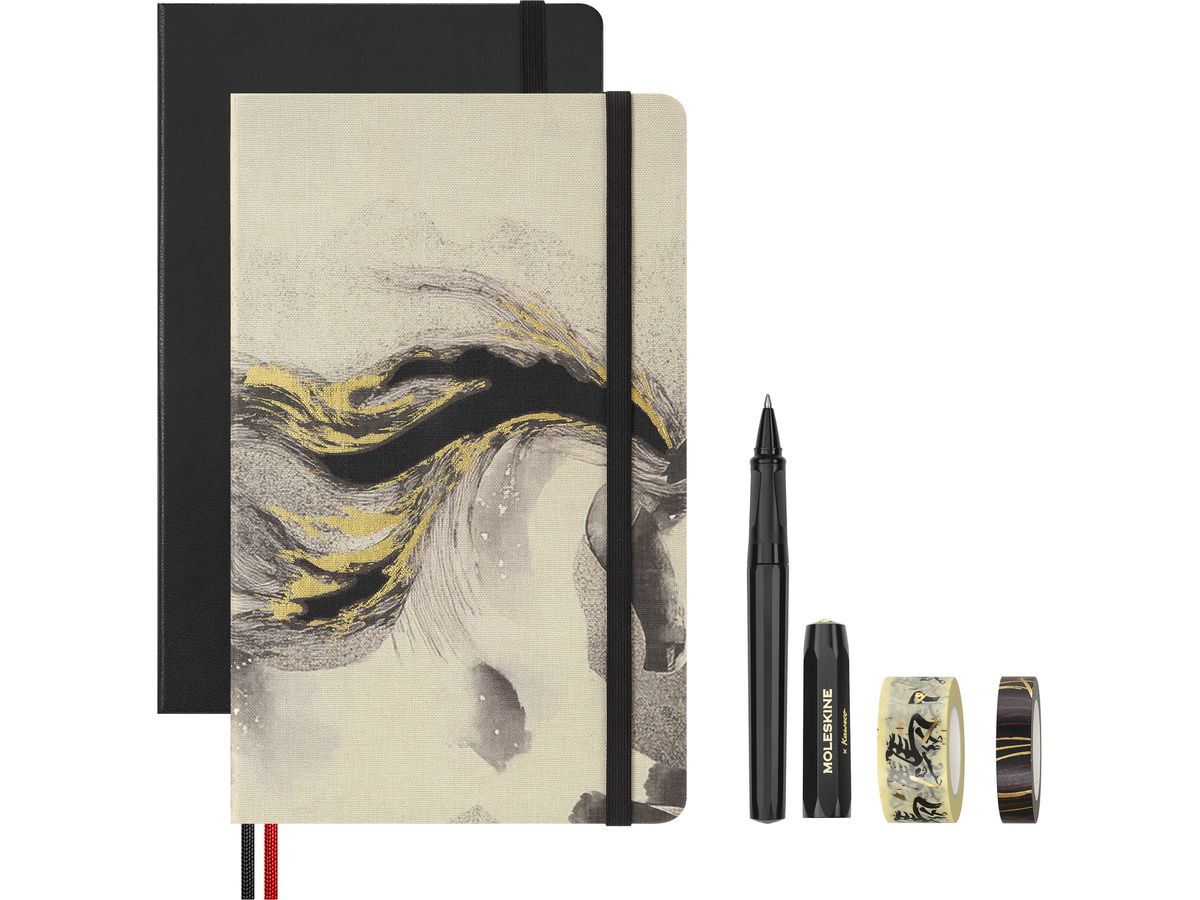 MOLESKINE Quaderno SetCreati. Cavallo A5 805699927854 rigato, confezione regalo (8056999278540)