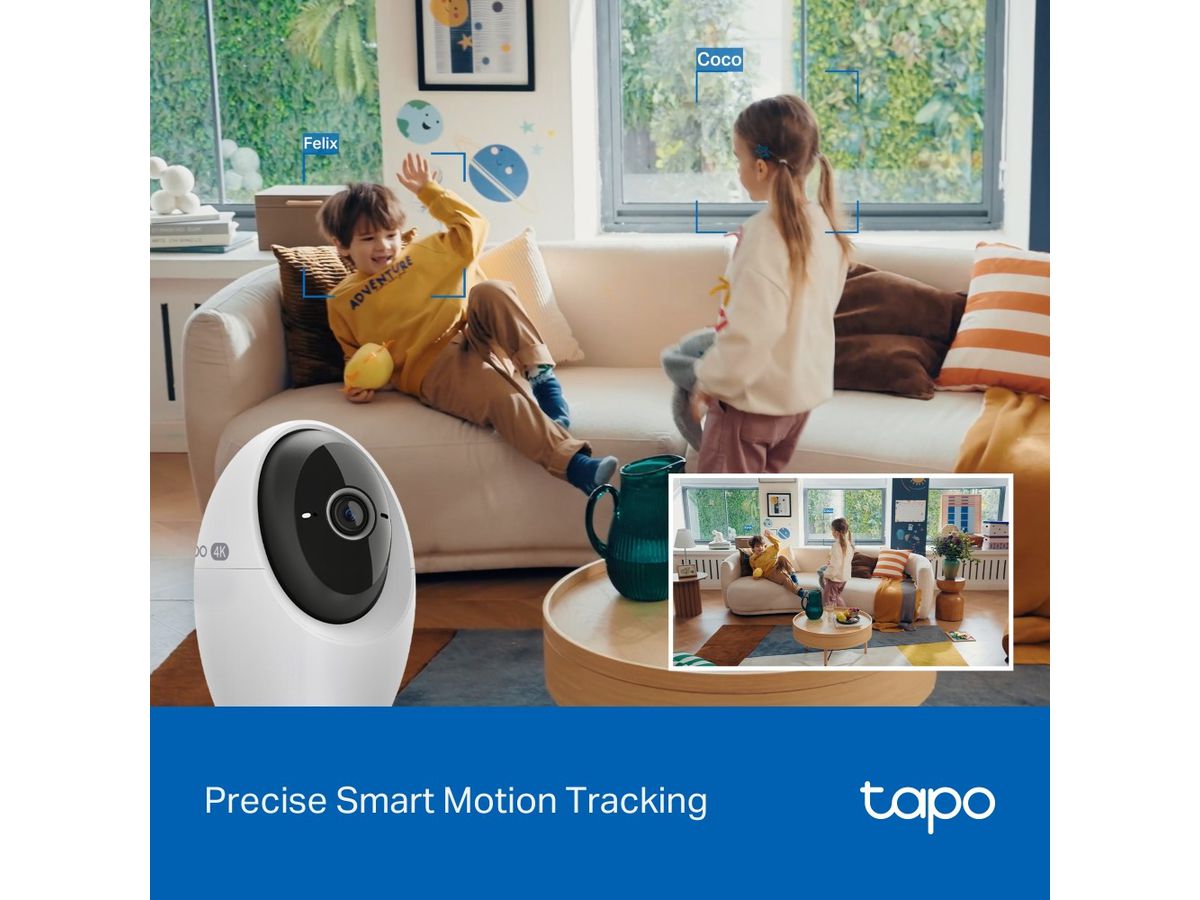TP-LINK AI Pan/Tilt Security Cam Tapo C260 4K, Smart AI (1210002610780)