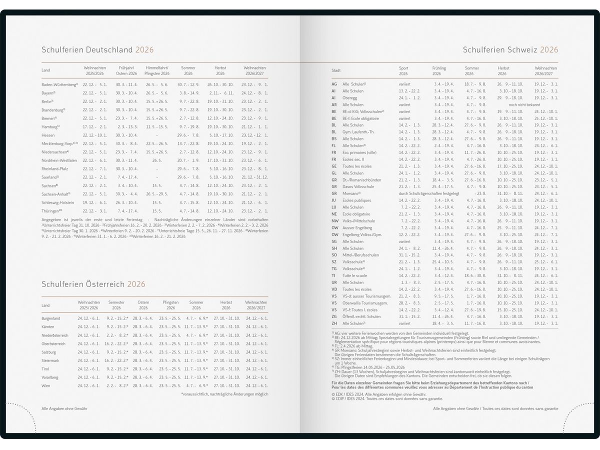 RIDOIDE Design Line 2026 7028507026.26 1G/1P Watercolor TE 14.8x21cm (4003273788749)