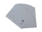 EXACOMPTA Register PP A5 1743B gris A-Z 24-pcs. (3130630017431)