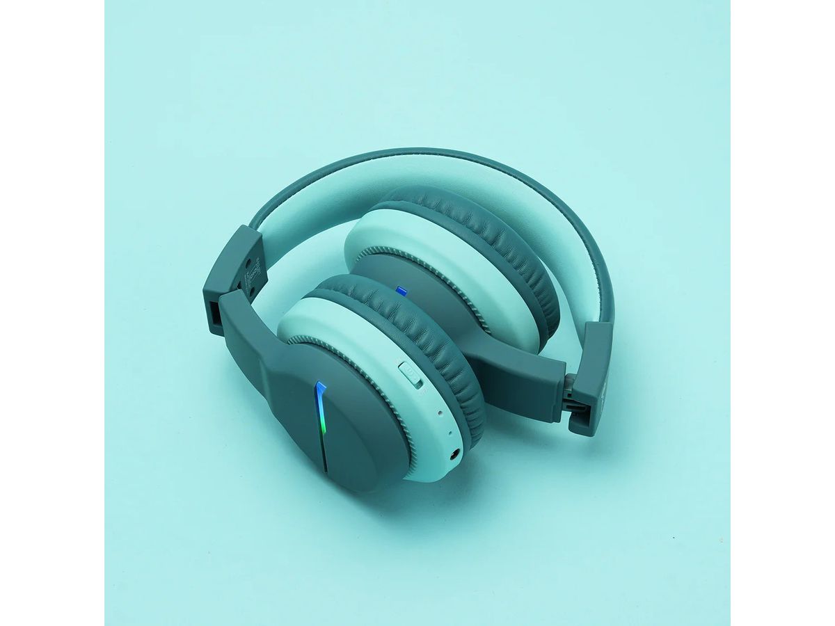 ICLEVER Kids Bluetooth Headphones C03-1702N-34 BTH12, LED, 55h, green (6934911796261)