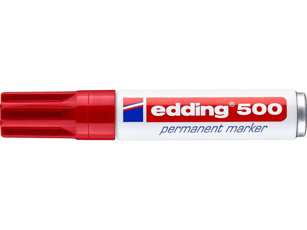 EDDING Permanent Marker 500 2-7mm 500-2 rosso (4004764329632)