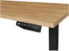 CONTINI Table de bureau 160x80cm 108175 chêne/noir, ET225E (9470108175008)