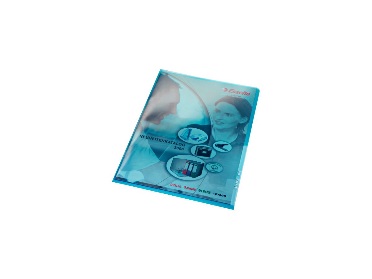 LEITZ Dossier Premium A4 41000035 bleu, 0,15mm 100 pcs. (4002432417360)