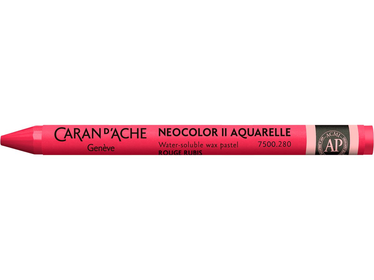 CARAN D'ACHE Pastelli a cera Neocolor II 7500.280 rosso rubino (7610186272271)