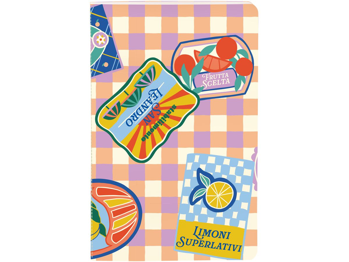 CLAIREFONTAINE Quaderno DolceAmore 9x14cm 116262C rugoso assortito 48 paginas (3329681162621)