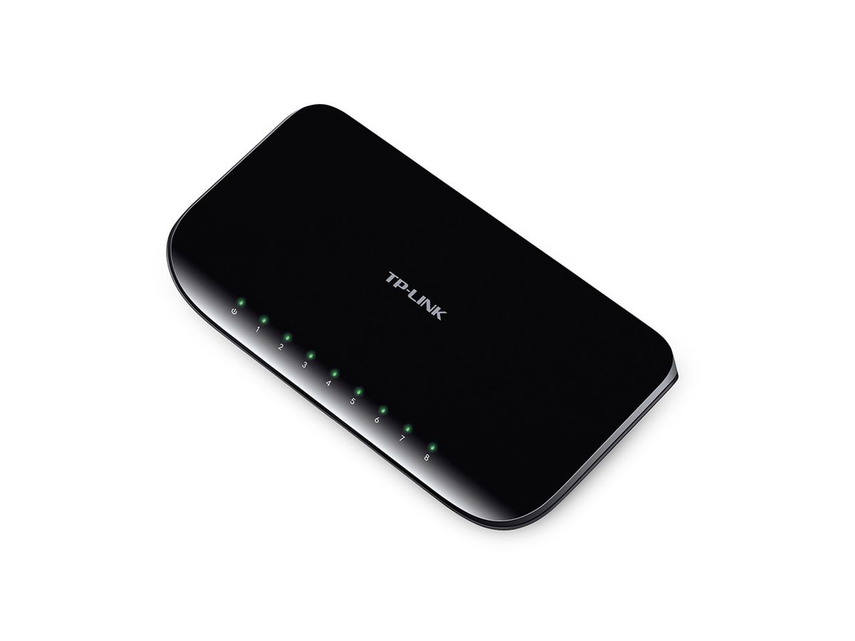 TP-LINK 8-Port-GB-Desktop-Switch TLSG1008D 10/100/1000 Mbit/s (6935364092313)