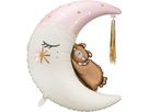 PARTYDECO Folienballon 86cm FB196 Teddybär auf dem Mond rosa (5904555014770)