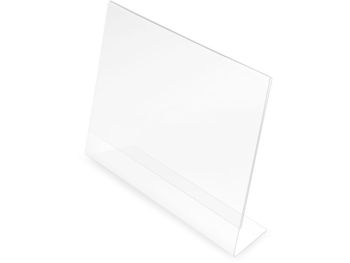 DEFLECTO Display tavolo Classic Image 480201 A8, trasversale, inciso (0079916026725)