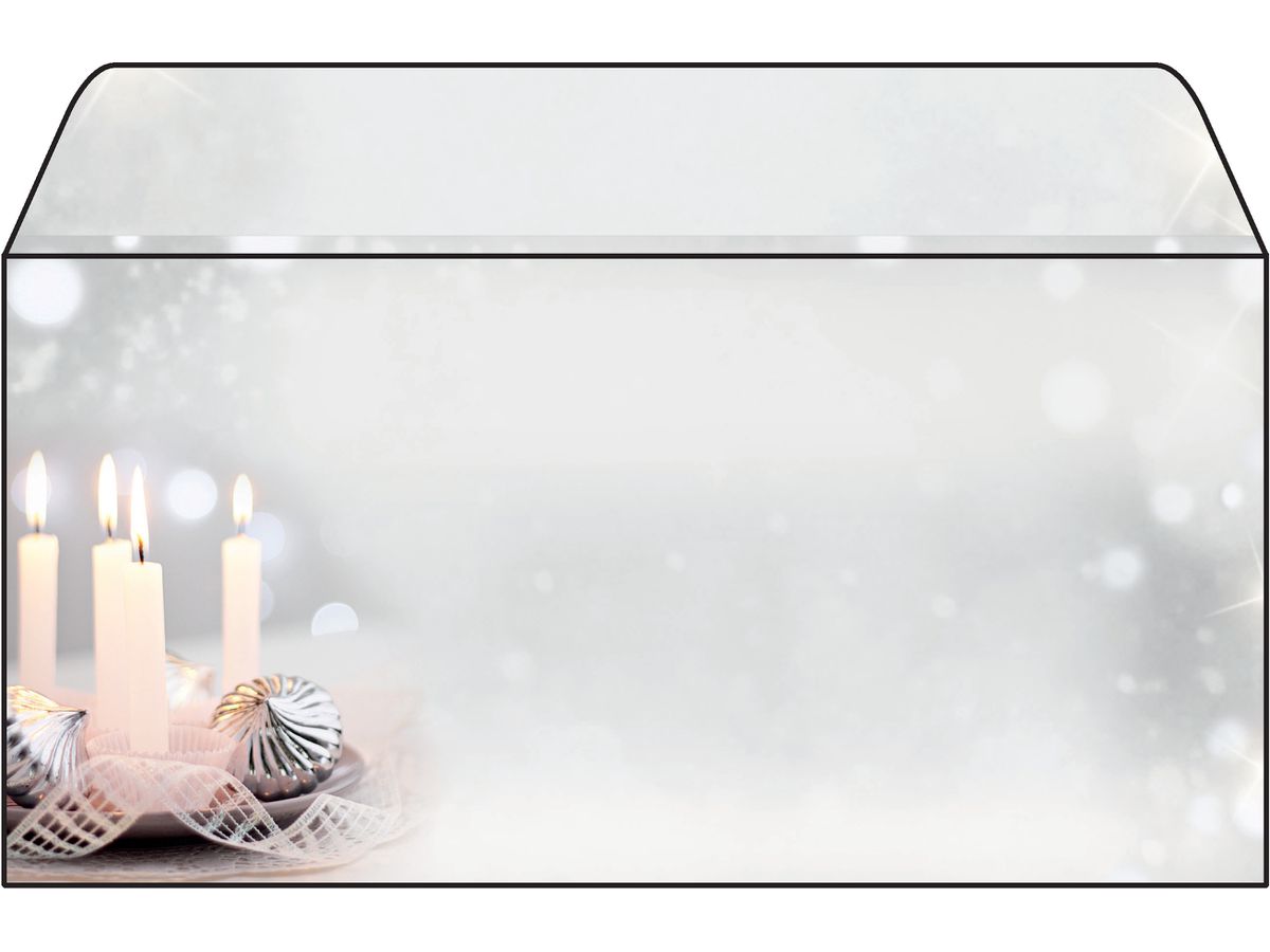 SIGEL Busta Natale 11x22cm DU178 90g 50 pezzi (4004360815560)