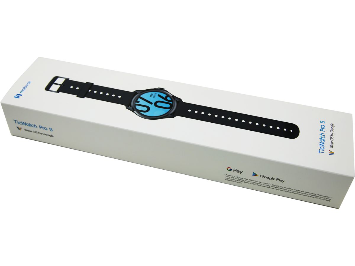 TICWATCH Smartwatch Pro 5 GPS P3170000400A Obsidian Black (6940447104463)