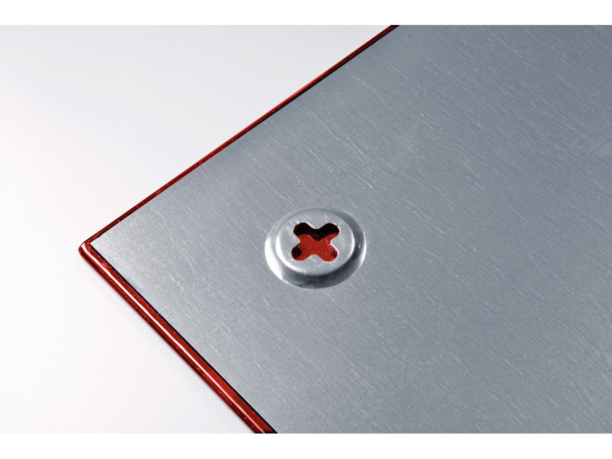 LEGAMASTER Glas-Magnettafel 7-104735 Colour rot, 40x60cm (8713797078900)