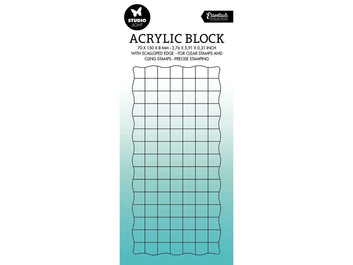 SIZZIX Bloc de tampons 15x7x0.8cm ASB02 (8713943128947)