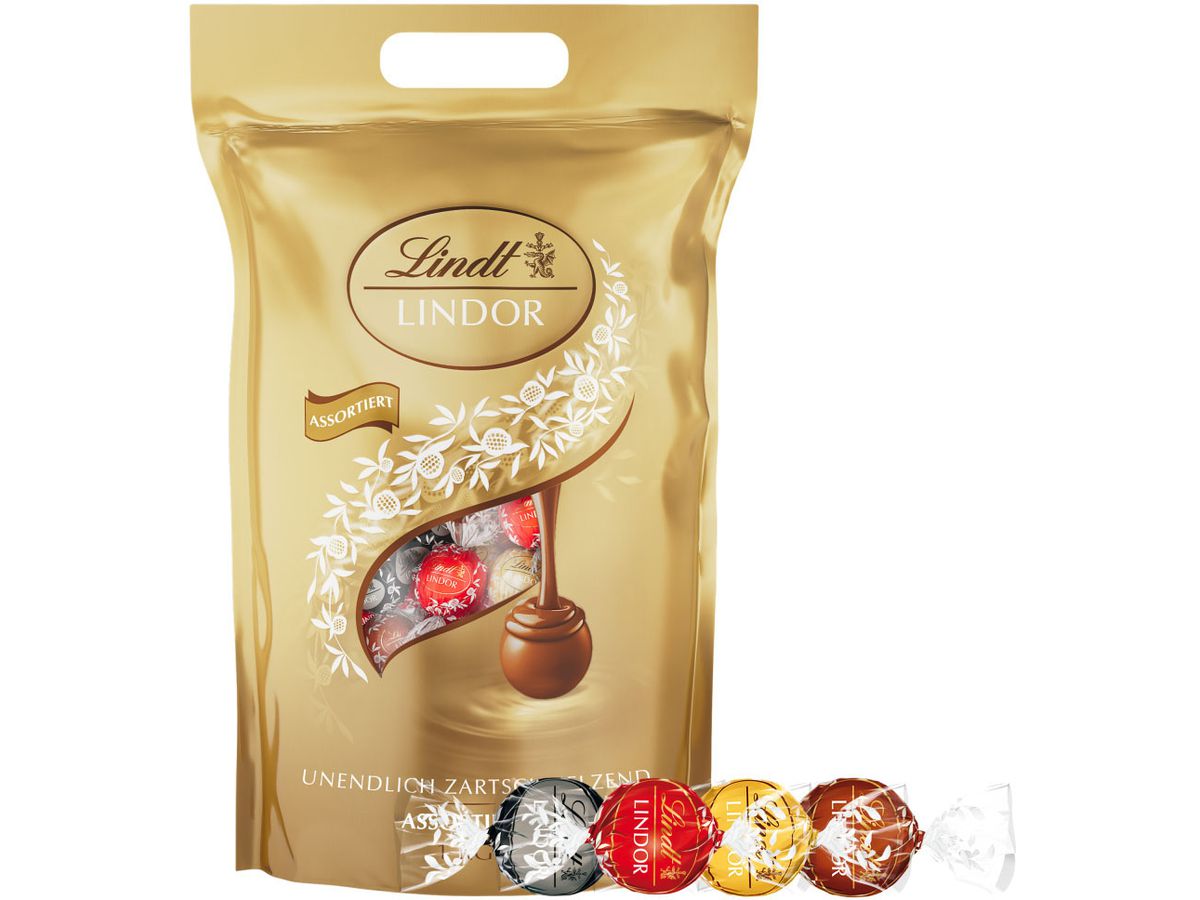 LINDT Lindor Pralinés 461144 Assortito 1000g (7610400091312)