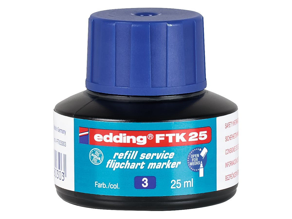 EDDING Refill FTK25 25ml FTK-25-003 blu (4004764780303)