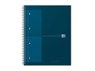 OXFORD Libro a spirale A4+ 400191243 a scacchi 5mm, petrolio 80 f. (3020120242767)