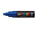 POSCA Marker 8mm PC-8K BLUE blau, Keilspitze (4902778916469)