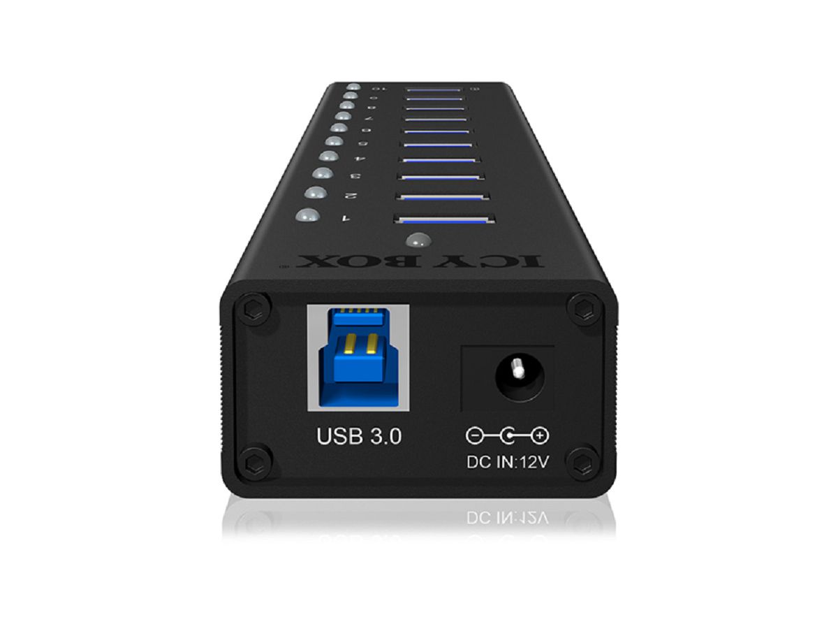 ICY BOX 10-Port USB 3.0 Hub IB-AC6110 (4250078160441)