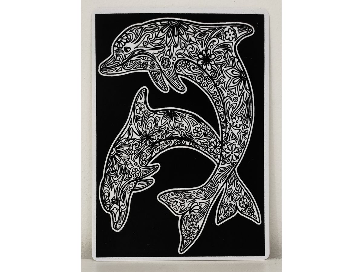 TATARUGA Image de velours A4 S9 dauphins (8024238222388)