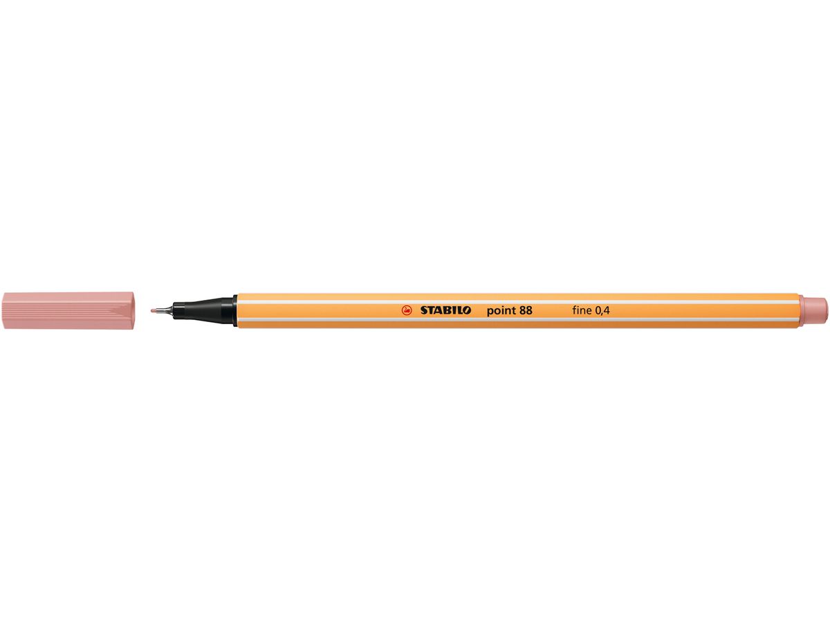 STABILO Fineliner Point 88 0.4mm 88/28 light pink (4006381574518)