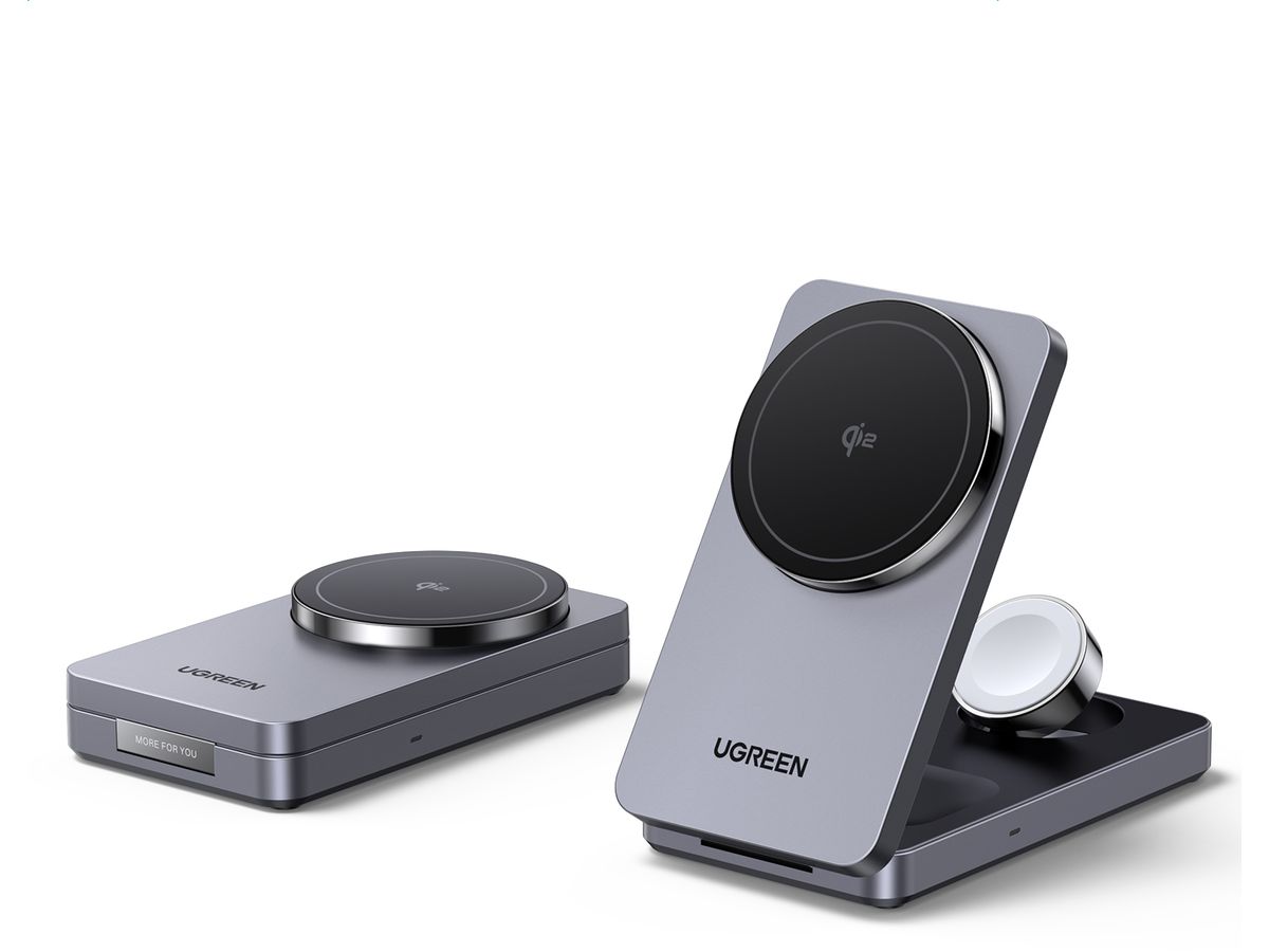 UGREEN Wireless Charger 3in1 ,25W 45025 BB Apple Watch,iPhone,Airpods BB (6941876240258)