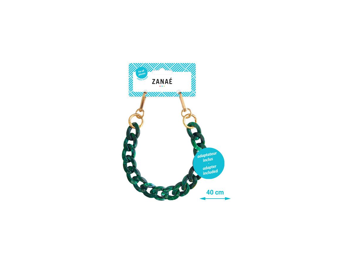 ZANAÉ Phone Wristlace Jade 17468 Mineral Spring green (3663838174687)