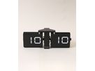 ESMEE Horloge murale Flip Clock 240.006.03 noir (7611983195459)