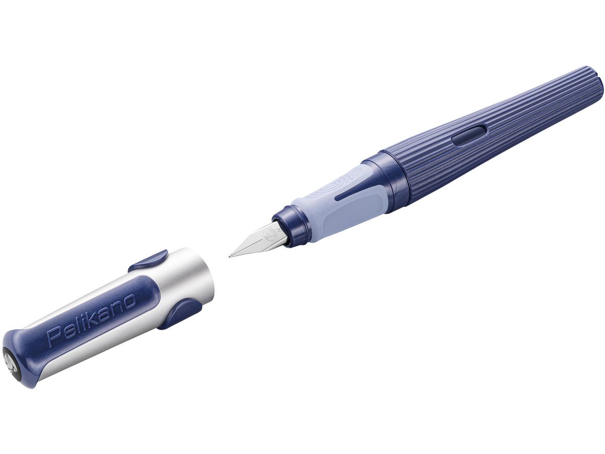 PELIKAN Füllhalter Pelikano Structure 824521 blau M , Rechtshänder (4012700824523)