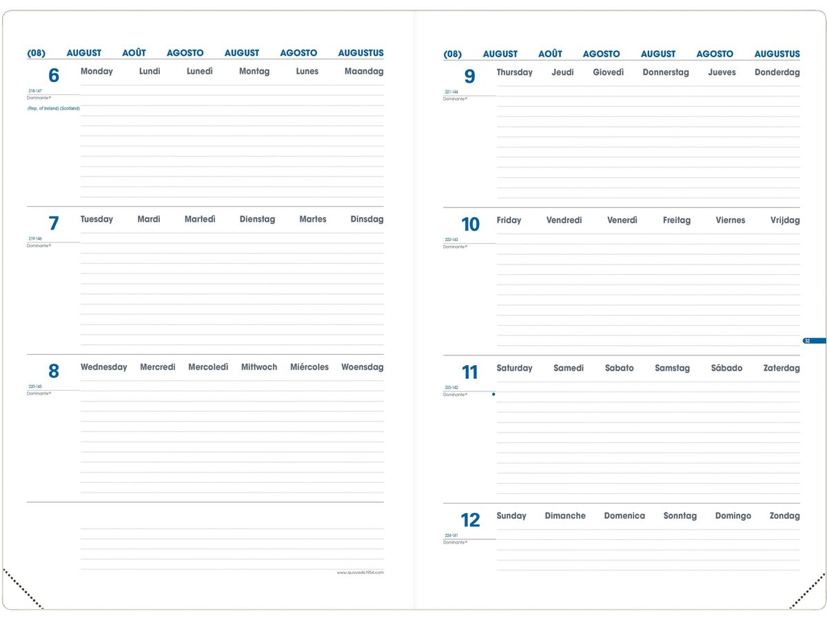 QUO-VADIS Texthebdo 29 Impala 25/26 548004Q 1S/2P 12M ass. ML 21x29.7cm (3371017524689)