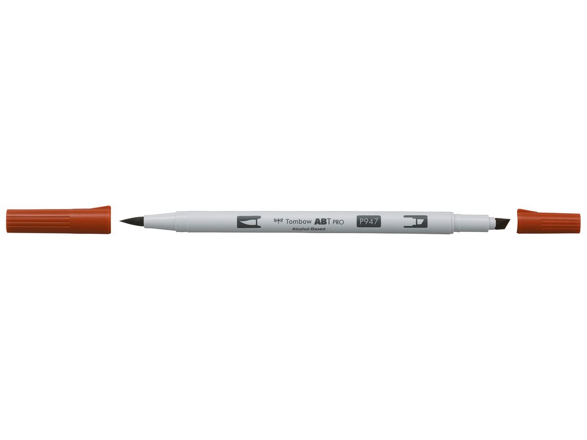 TOMBOW Dual Brush Pen ABT PRO ABTP-947 burnt sienna (4901991648850)