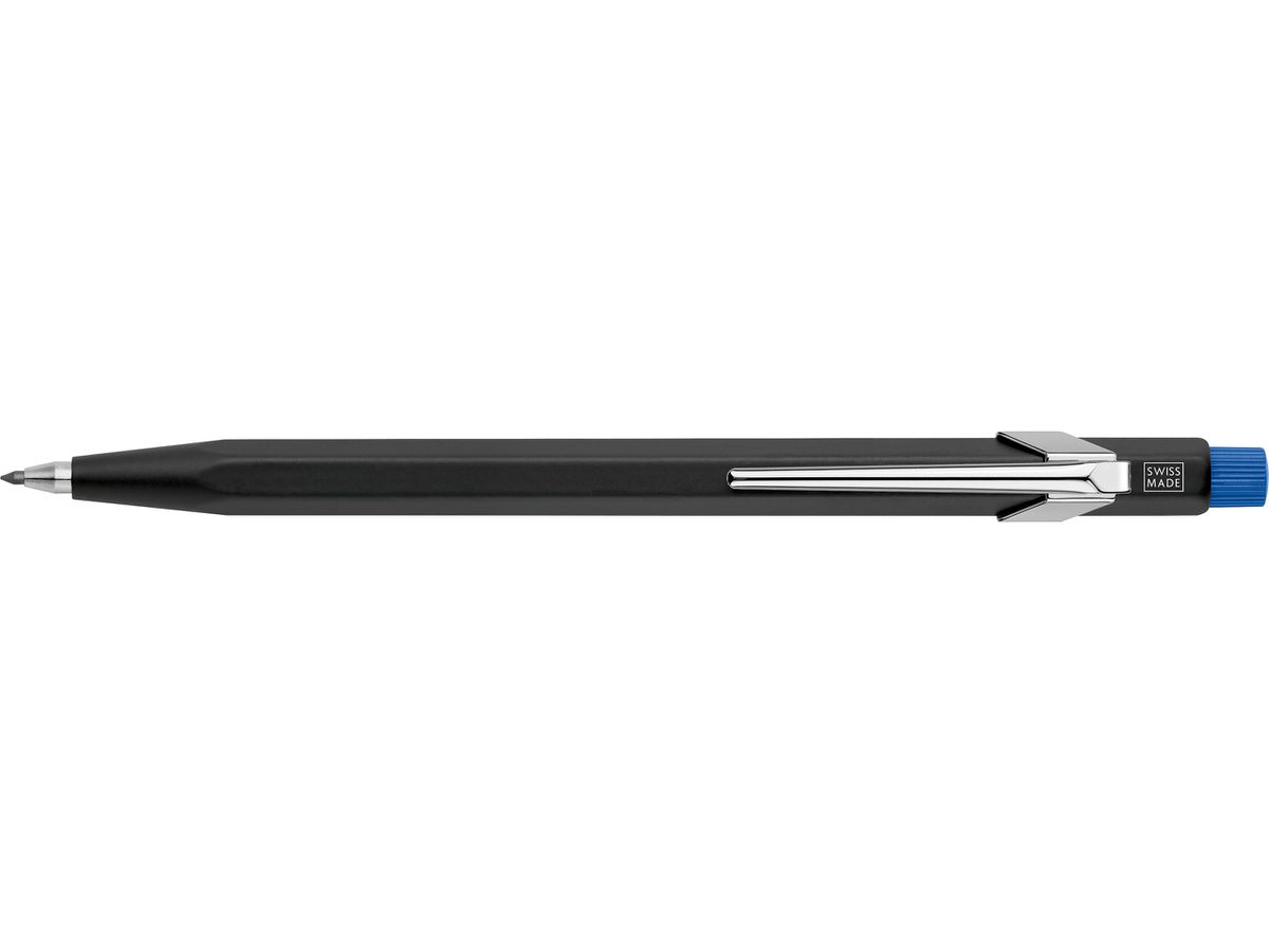 CARAN D'ACHE Matita pressione Fixpencil 3mm 3.288 nero, bottone ass. (7612532051998)