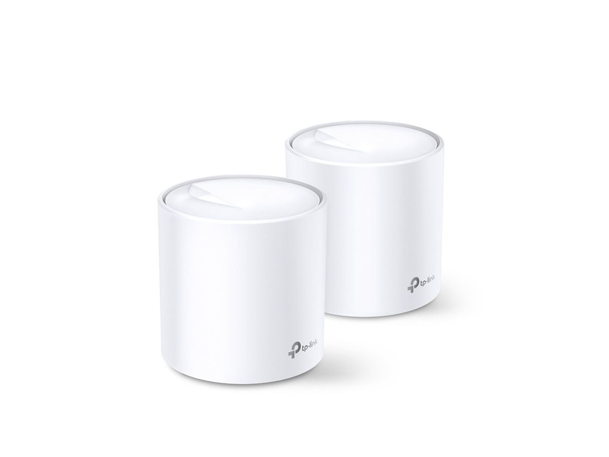 TP-LINK Whole Home Mesh Wi-Fi System Deco X20(2-pack) AX1800(2-Pack) white (6935364052287)