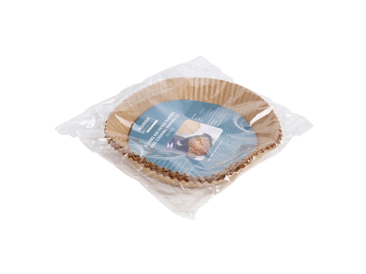 NORDIC Q Round Airfryer paper GS1210 50-pack (L) (5706470145658)