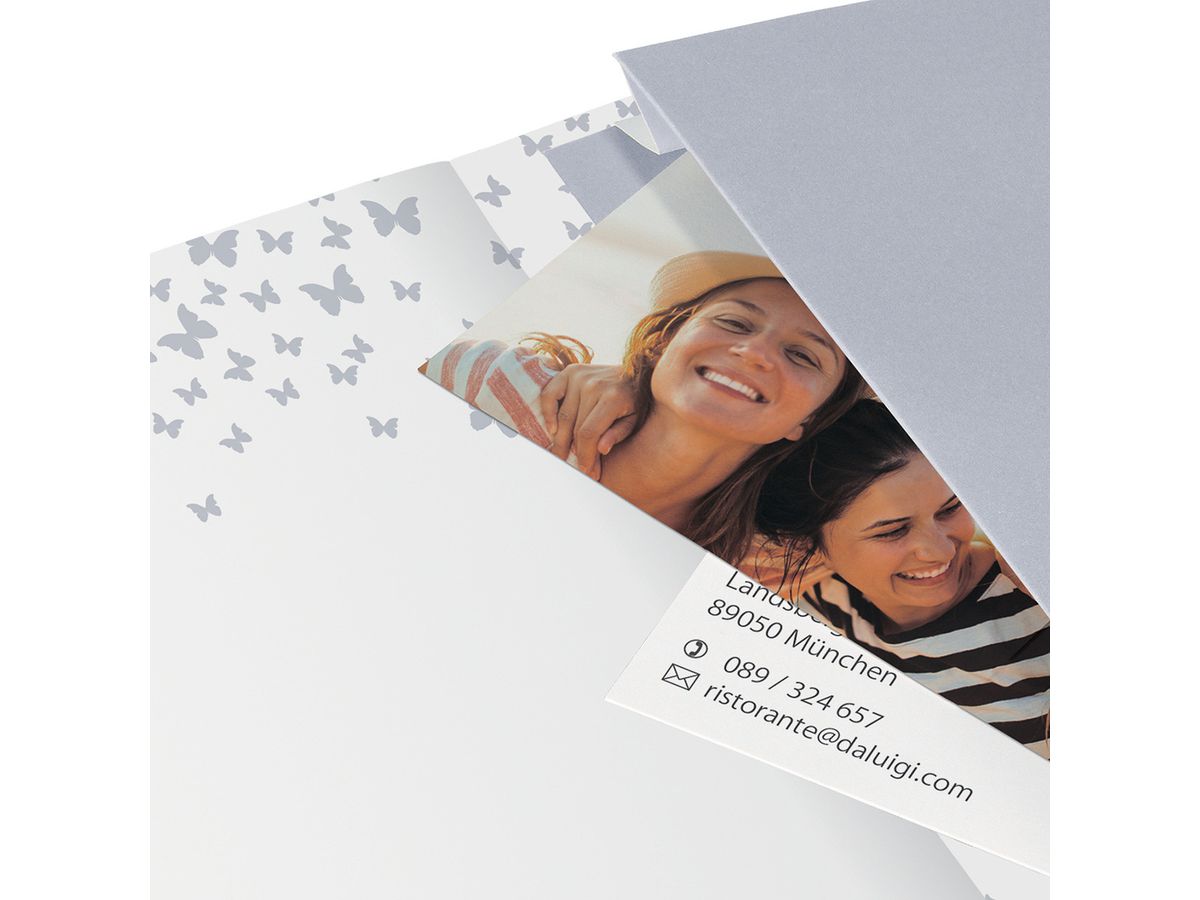 JOLIE Carnet Butterfly Confetti JN347 ligné, 174 S., multic., A5 (4004360797859)